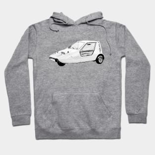 Classic Bond Bug car monochrome Hoodie